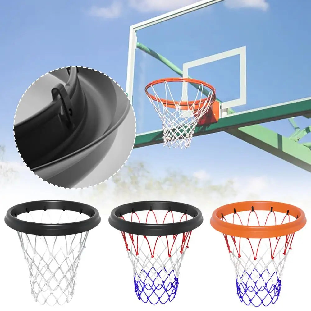 PU Portable Basketball Net Frame Indoor and Outdoor Accessories Basketball Net Removable Professional Net Basketball Accessories